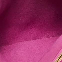 Pre Owned Louis Vuitton Orchid Monogram Embossed Puffy Leather Coussin BB Bag