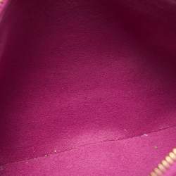 Pre Owned Louis Vuitton Orchid Monogram Embossed Puffy Leather Coussin BB Bag