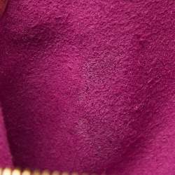 Pre Owned Louis Vuitton Orchid Monogram Embossed Puffy Leather Coussin BB Bag