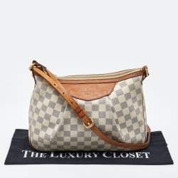 مملوكة مسبقًا Louis Vuitton Damier Azur Canvas Siracusa PM Bag