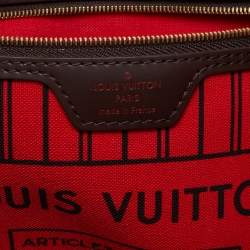 Louis Vuitton Damier Ebene Canvas Neverfull MM Bag