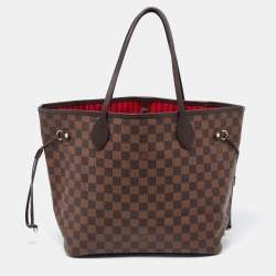 Louis Vuitton Damier Ebene Canvas Neverfull MM Bag