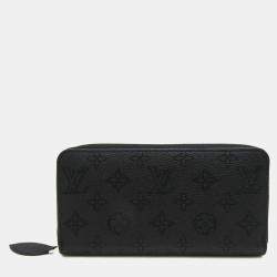 Louis Vuitton LV Monogram Mahina Leather Zippy Wallet