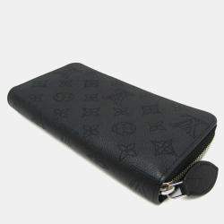 Louis Vuitton LV Monogram Mahina Leather Zippy Wallet