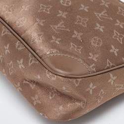 Pre Owned Louis Vuitton Brown Monogram Satin Boulogne Bag