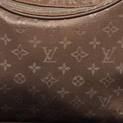 Pre Owned Louis Vuitton Brown Monogram Satin Boulogne Bag