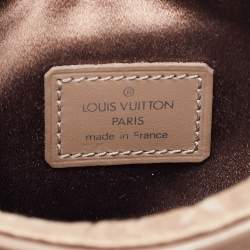 Pre Owned Louis Vuitton Brown Monogram Satin Boulogne Bag