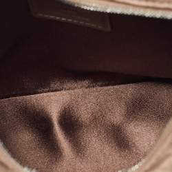 Pre Owned Louis Vuitton Brown Monogram Satin Boulogne Bag