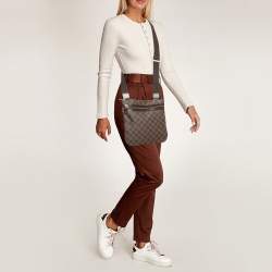 Pre Owned Louis Vuitton Damier Ebene Canvas Pochette Bosphore Bag