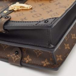 Pre Owned Louis Vuitton Reverse Monogram Canvas Trunk Clutch Bag