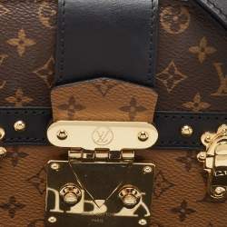 Pre Owned Louis Vuitton Reverse Monogram Canvas Trunk Clutch Bag