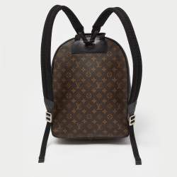 Pre Owned Louis Vuitton Brown Monogram Macassar Canvas Josh Backpack