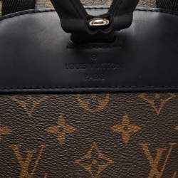 Pre Owned Louis Vuitton Brown Monogram Macassar Canvas Josh Backpack