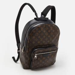 Pre Owned Louis Vuitton Brown Monogram Macassar Canvas Josh Backpack