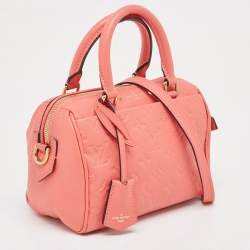 Pre Owned Louis Vuitton Blossom Monogram Empreinte Leather Speedy Bandouliere 20 Bag