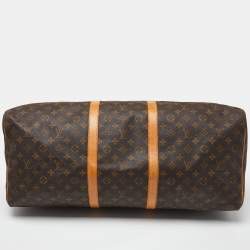 Pre Owned Louis Vuitton Monogram Canvas Keepall Bandouliere 60 Bag
