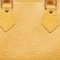 Pre Owned Louis Vuitton Tassil Yellow Epi Leather Speedy 25 Bag