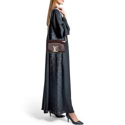Pre Owned Louis Vuitton Amarante Vernis Chain Louise GM Bag