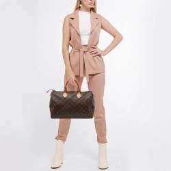 Pre Owned Louis Vuitton Monogram Canvas Speedy 35 Bag