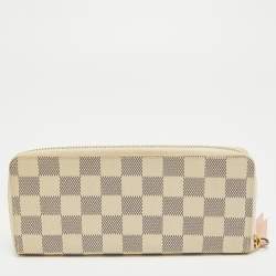 Louis Vuitton Damier Azur Canvas Clemence Wallet