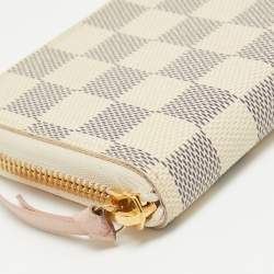 Louis Vuitton Damier Azur Canvas Clemence Wallet