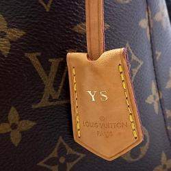 Louis Vuitton brown Monogram Canvas Montaigne MM Tote Bag