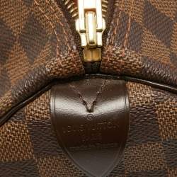 Pre Owned Louis Vuitton Damier Ebene Canvas Speedy 30 Bag