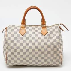 Pre Owned Louis Vuitton Damier Azur Canvas Speedy 30 Bag