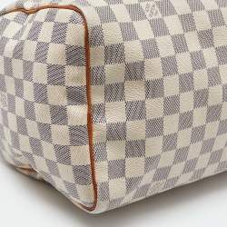 Pre Owned Louis Vuitton Damier Azur Canvas Speedy 30 Bag