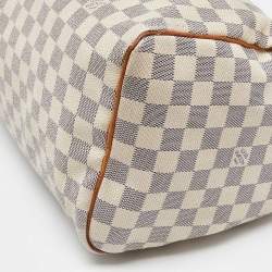Pre Owned Louis Vuitton Damier Azur Canvas Speedy 30 Bag