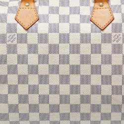 Pre Owned Louis Vuitton Damier Azur Canvas Speedy 30 Bag