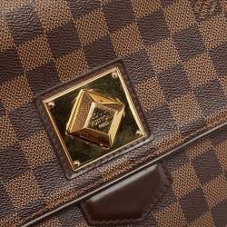 Pre Owned Louis Vuitton Damier Ebene Canvas Bergamo MM Bag