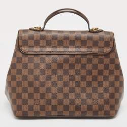 Pre Owned Louis Vuitton Damier Ebene Canvas Bergamo MM Bag