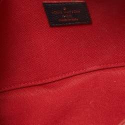 Pre Owned Louis Vuitton Marine/Rouge Monogram Empreinte Leather Felicie Pochette Bag