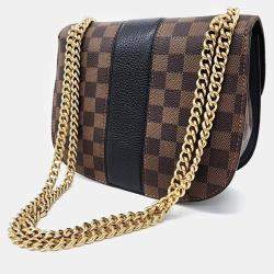 Louis Vuitton Black/Brown Damier Ebene Canvas Wight Shoulder Bag