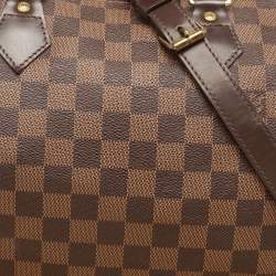 Pre Owned Louis Vuitton Damier Ebene Canvas Speedy Bandouliere 30 Bag
