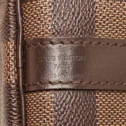 Pre Owned Louis Vuitton Damier Ebene Canvas Speedy Bandouliere 30 Bag