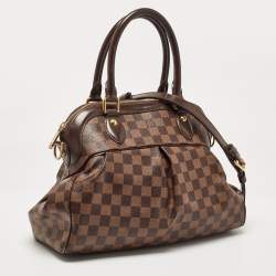 Pre Owned Louis Vuitton Damier Ebene Canvas Trevi PM Bag