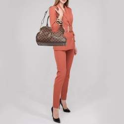 Pre Owned Louis Vuitton Damier Ebene Canvas Trevi PM Bag