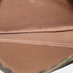Pre Owned Louis Vuitton Brown Monogram Canvas Pochette Accessoires Clutch Bag