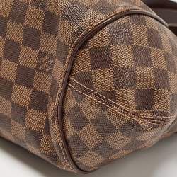 Pre Owned Louis Vuitton Damier Ebene Canvas Sistina PM Bag