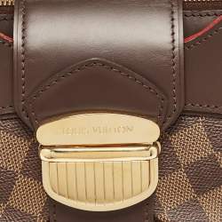 Pre Owned Louis Vuitton Damier Ebene Canvas Sistina PM Bag