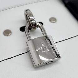 Louis Vuitton Black Leather City Steamer MM Top Handle Bag
