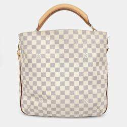 Louis Vuitton White Damier Azur Handbag
