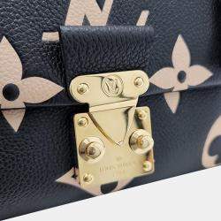 Pre Owned Louis Vuitton Black Bicolor Giant Empreinte Leather Madeleine BB Shoulder Bag