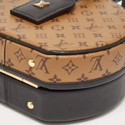 Pre Owned Louis Vuitton Monogram Reverse Canvas Petite Boite Chapeau Bag