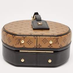 Pre Owned Louis Vuitton Monogram Reverse Canvas Petite Boite Chapeau Bag