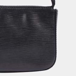 Louis Vuitton Pochette Accessoire Black Epi Leather