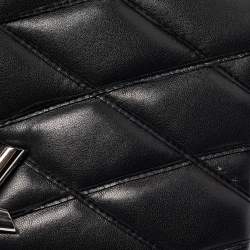 Louis Vuitton Black Malletage Leather GO-14 PM Bag