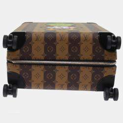 Louis Vuitton Brown  Limited Edition Stripes Monogram Canvas 55 Nigo Horizon Luggage